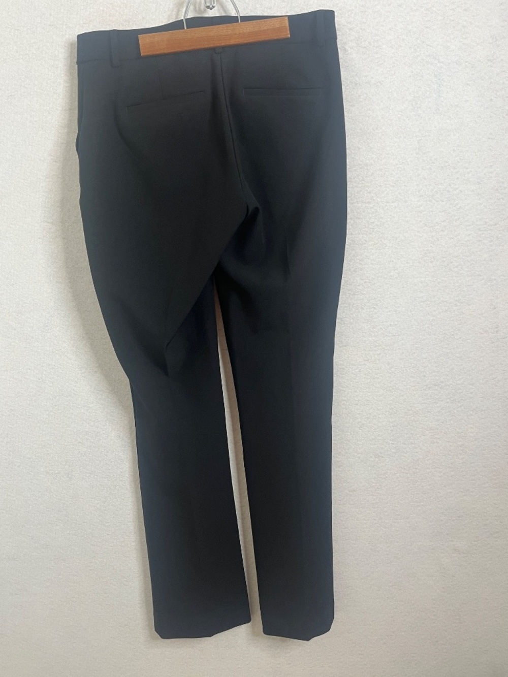 Express Black Dress Pants Straight Leg Mid Rise Work Career Classic - Picture 2 of 6